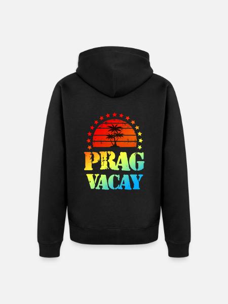 Prague Holidays - Unisex Premium Organic Zip Hoodie - black