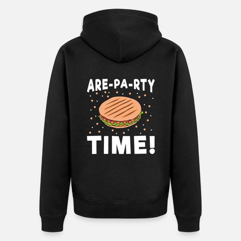 Drôle d’Arepas - Veste à capuche bio Premium Unisexe - noir