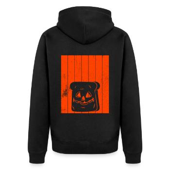 Boulanger Cadeaux d’Halloween Chef pâtissier - Veste à capuche bio Premium Unisexe - noir - Dos - Nico (187cm)