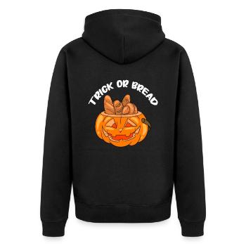 Boulanger Cadeaux d’Halloween Chef pâtissier - Veste à capuche bio Premium Unisexe - noir - Dos - Nico (187cm)