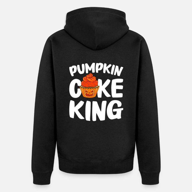 Bäcker Halloween Geschenke Konditor - Unisex Premium Bio Zip Hoodie - Schwarz