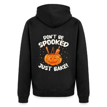 Boulanger Halloween Cadeaux Confiseur - Veste à capuche bio Premium Unisexe - noir - Dos - Nico (187cm)