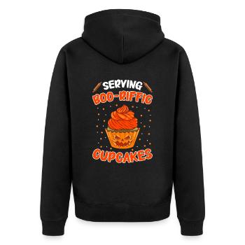 Boulanger Halloween Cadeaux Confiseur - Veste à capuche bio Premium Unisexe - noir - Dos - Nico (187cm)