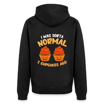 Boulanger Halloween Cadeaux Confiseur - Veste à capuche bio Premium Unisexe - noir - Dos - Nico (187cm)