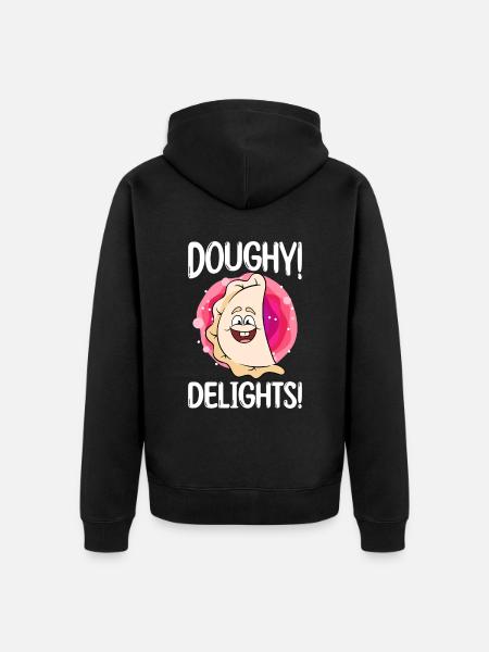Pierogi Recipe Polish Pierogi - Unisex Premium Organic Zip Hoodie - black