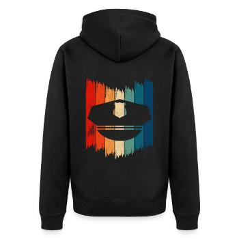 Vêtements de sécurité Accessoires de sécurité - Veste à capuche bio Premium Unisexe - noir - Dos - Nico (187cm)