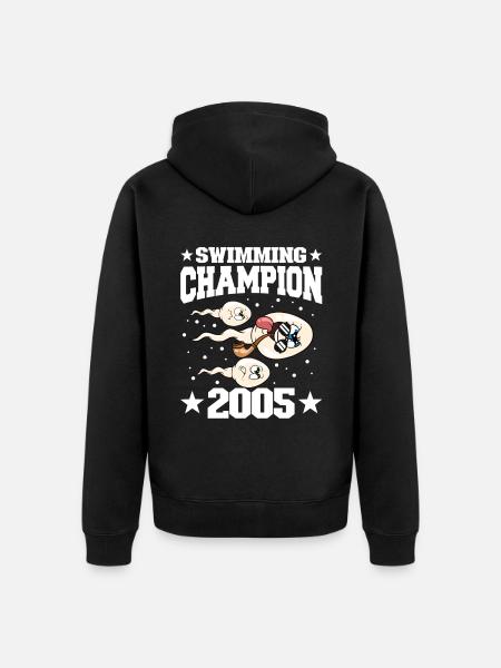 2005 Anniversaire 19 ans - Veste à capuche bio Premium Unisexe - noir