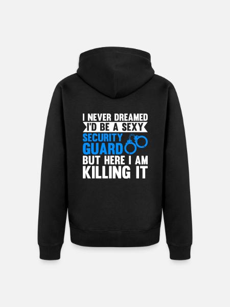 Security Clothing Security Accessories - Unisex Premium Organic Zip Hoodie - black