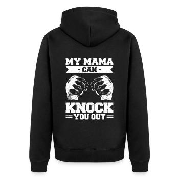 Kickboxen Kickboxer Kickboxing - Veste à capuche bio Premium Unisexe - noir - Dos - Nico (187cm)