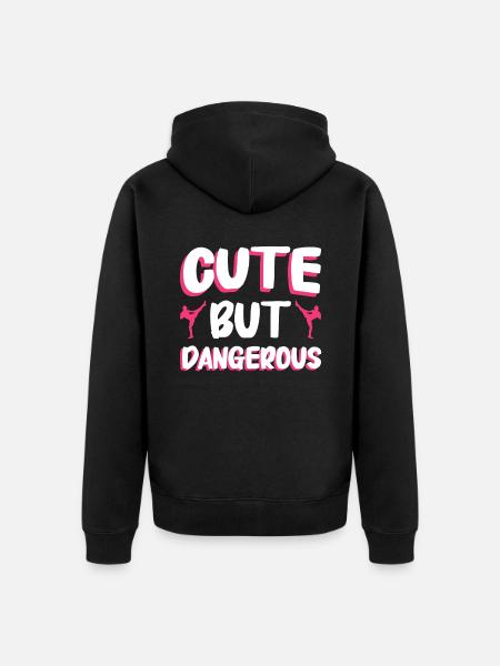 Kickboxen Kickboxer Kickboxing - Unisex Premium Organic Zip Hoodie - black