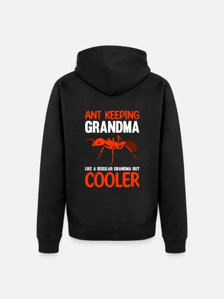 Antkeeping Ant Breeding Ants - Unisex Premium Organic Zip Hoodie - black