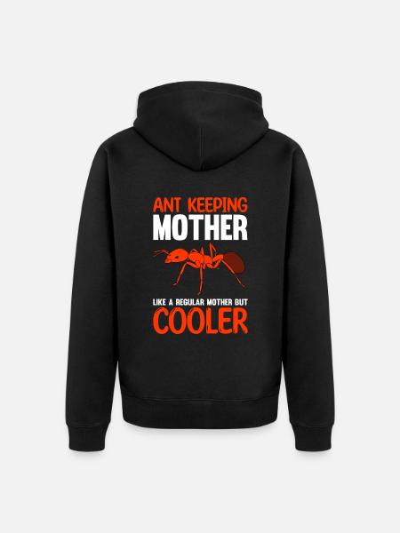 Antkeeping Ant Breeding Ants - Unisex Premium Organic Zip Hoodie - black
