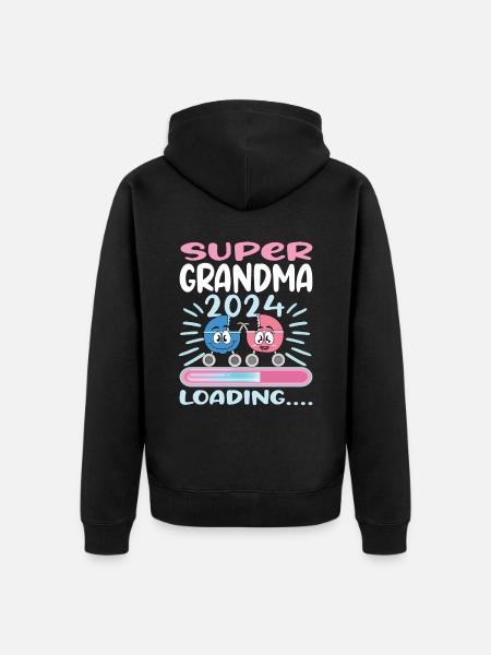 Oma 2024 werdende Oma 2024 Loading - Ekologisk premiumluvjack unisex - svart