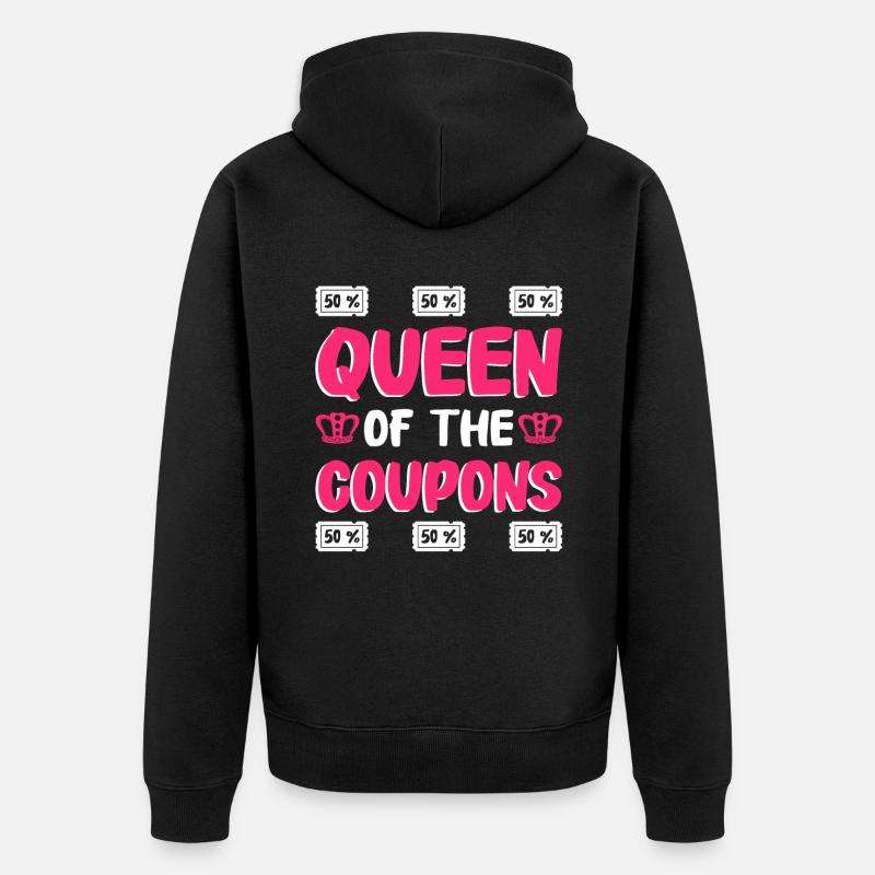 Coupon de points - Veste à capuche bio Premium Unisexe - noir