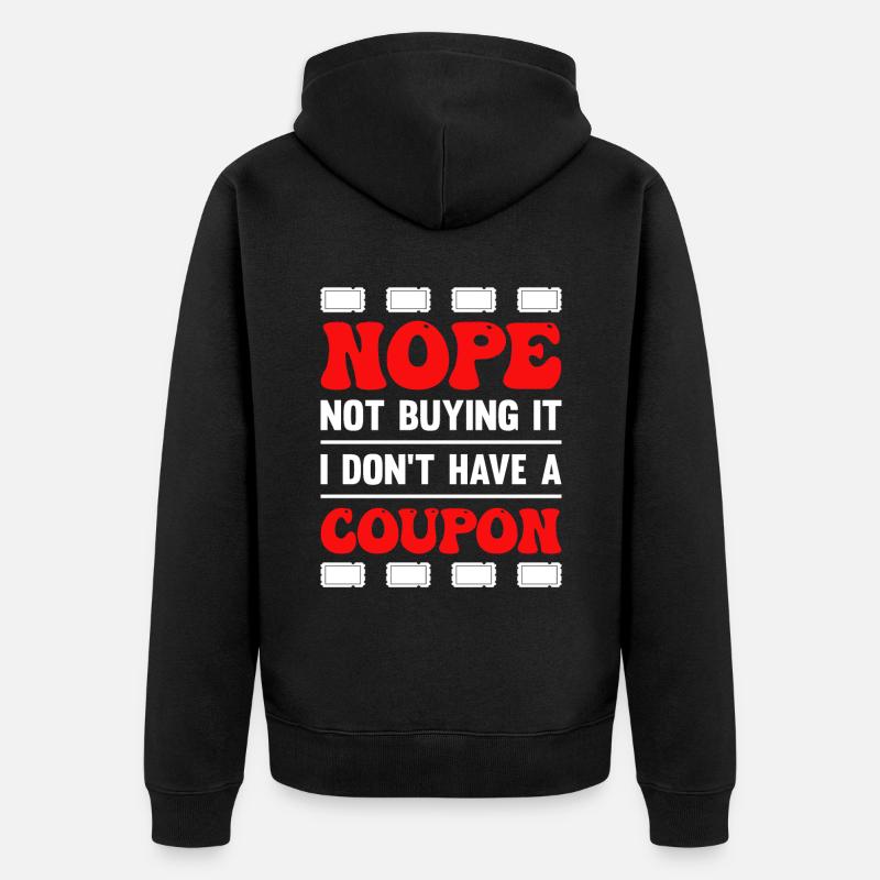 Coupon de points - Veste à capuche bio Premium Unisexe - noir