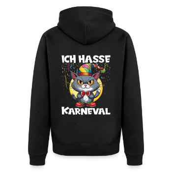 Costume de carnaval Carnaval Carnaval - Veste à capuche bio Premium Unisexe - noir - Dos - Nico (187cm)