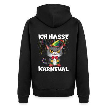 Costume de carnaval Carnaval Carnaval - Veste à capuche bio Premium Unisexe - noir - Dos - Nico (187cm)