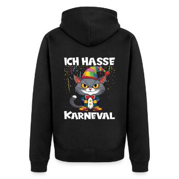 Costume de carnaval Carnaval Carnaval - Veste à capuche bio Premium Unisexe - noir - Dos - Nico (187cm)