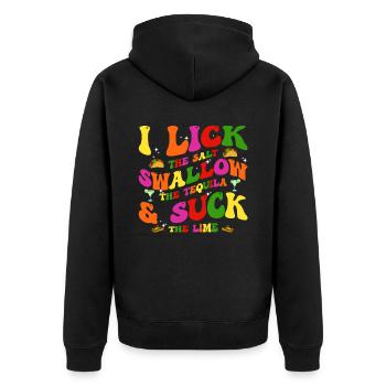 Cinco de Mayo - Veste à capuche bio Premium Unisexe - noir - Dos - Nico (187cm)