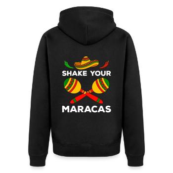 Cinco de Mayo - Veste à capuche bio Premium Unisexe - noir - Dos - Nico (187cm)