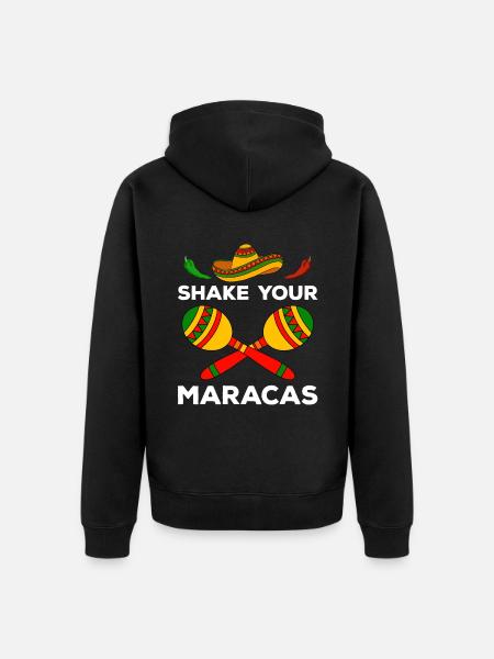 Cinco de Mayo - Unisex Premium Organic Zip Hoodie - black