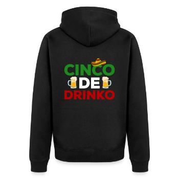 Cinco de Mayo - Veste à capuche bio Premium Unisexe - noir - Dos - Nico (187cm)