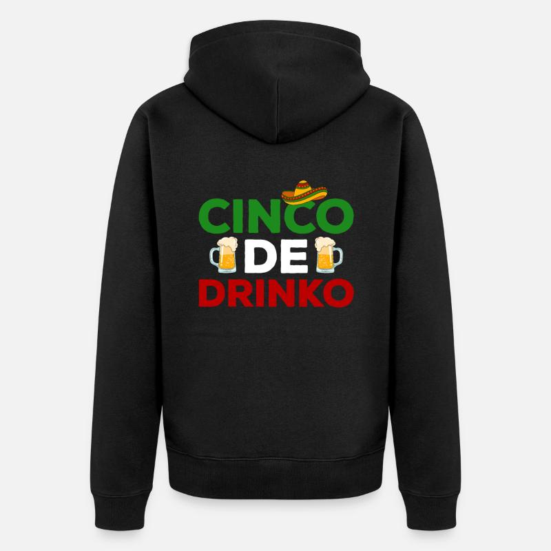 Cinco de Mayo - Veste à capuche bio Premium Unisexe - noir
