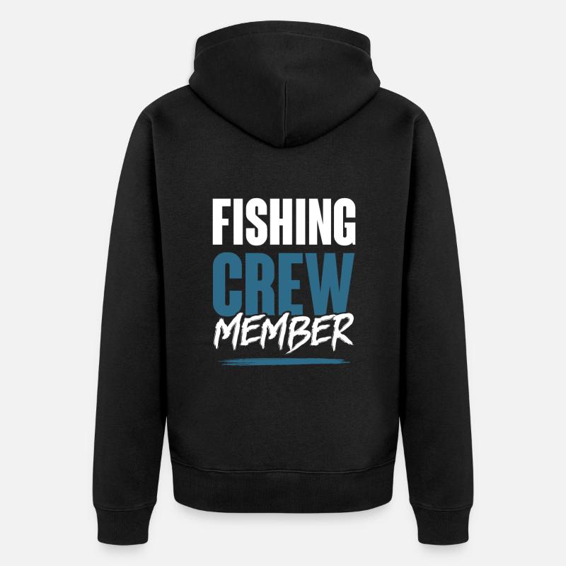 Équipage de pêche - Veste à capuche bio Premium Unisexe - noir