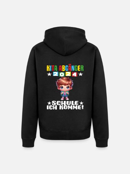 Daycare Leavers 2024 School Enrollment 2024 - Unisex Premium Organic Zip Hoodie - black