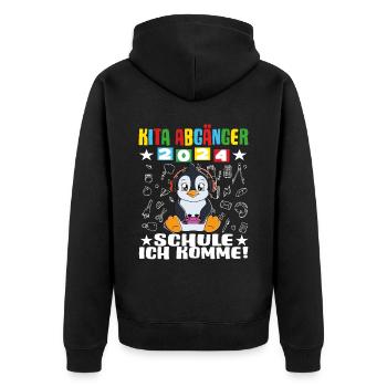 Daycare Leavers 2024 School Enrollment 2024 - Unisex Premium Organic Zip Hoodie - black - Back - Nico (187cm)