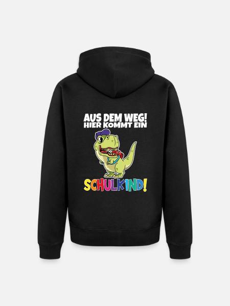 Écolier 2024 entrant à l'école - Veste à capuche bio Premium Unisexe - noir