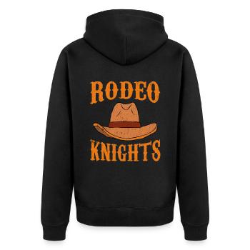 Tenue de rodéo Équitation de taureau - Veste à capuche bio Premium Unisexe - noir - Dos - Nico (187cm)