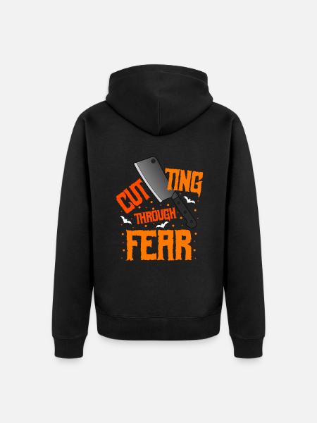 Halloween slagter Halloween slagter - Premium økologisk unisex-hættejakke - sort