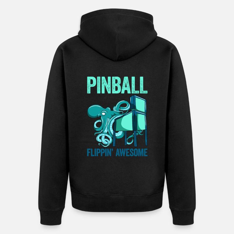 Flipper flipper - Veste à capuche bio Premium Unisexe - noir