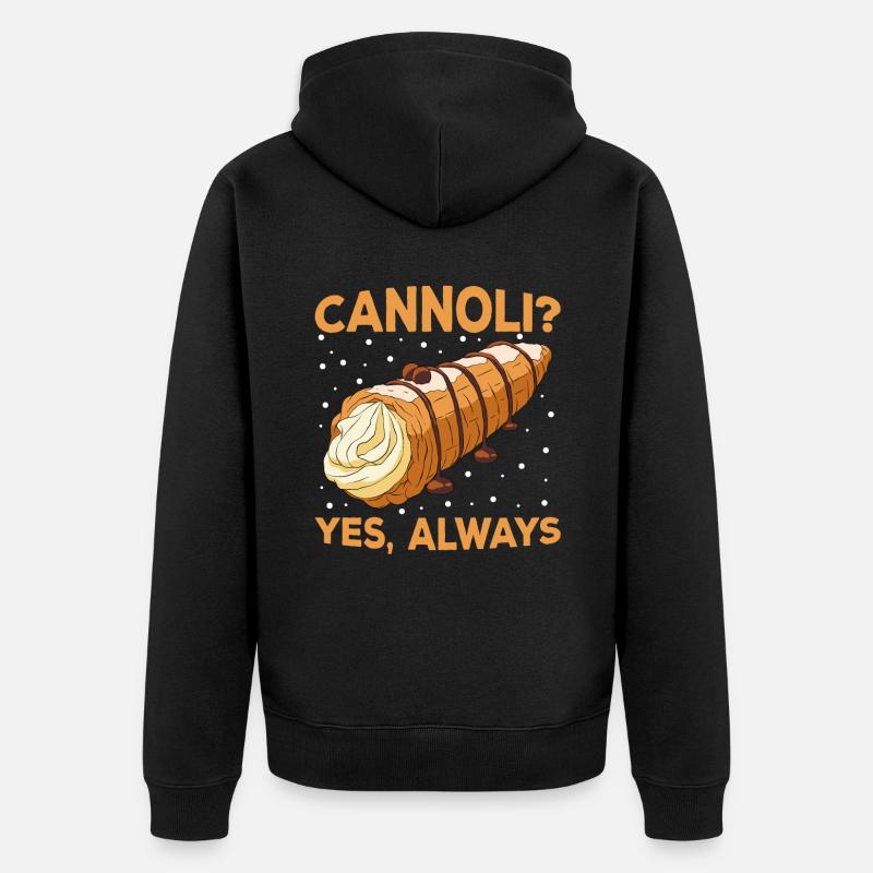 Cannoli Cannolo - Veste à capuche bio Premium Unisexe - noir