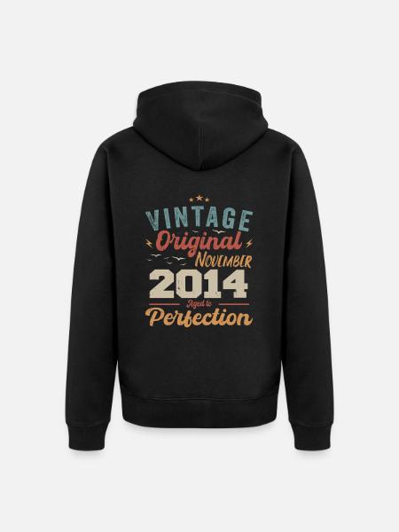 Legendary since November 2014 - 2014 - Unisex Premium Organic Zip Hoodie - black