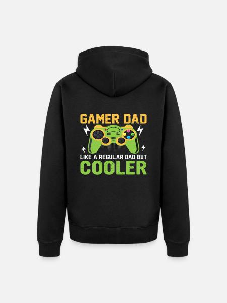 Dear Father - Unisex Premium Organic Zip Hoodie - black