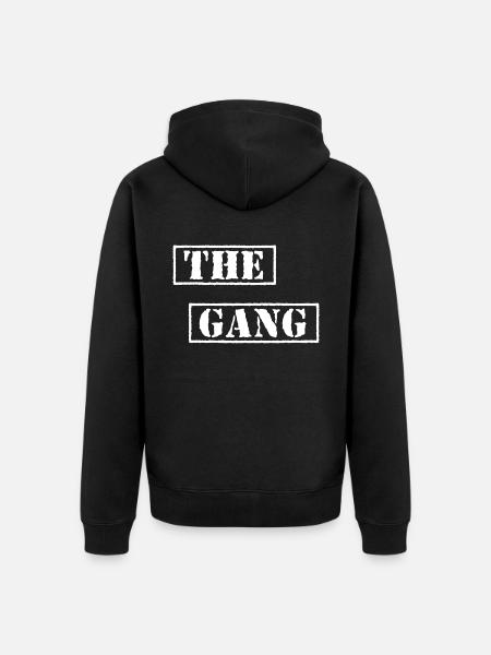The Gang - Unisex Premium Organic Zip Hoodie - black