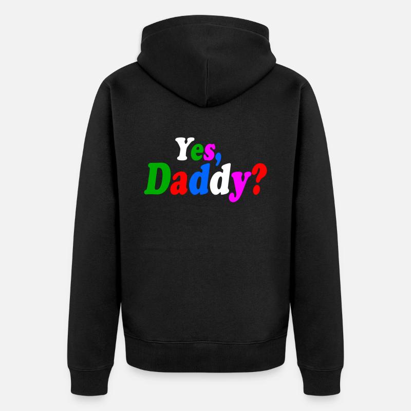 Oui papa - Veste à capuche bio Premium Unisexe - noir
