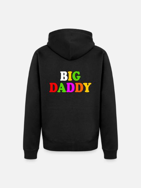 Big daddy - Veste à capuche bio Premium Unisexe - noir
