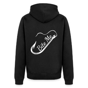 Tenue Me - Veste à capuche bio Premium Unisexe - noir - Dos - Nico (187cm)