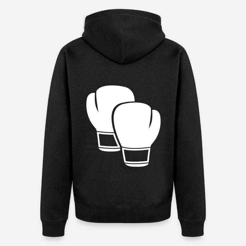 Boxe - Veste à capuche bio Premium Unisexe - noir