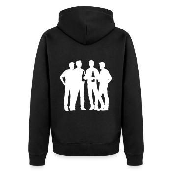 Bachelor Party Bachelor Party - Unisex Premium Organic Zip Hoodie - black - Back - Nico (187cm)