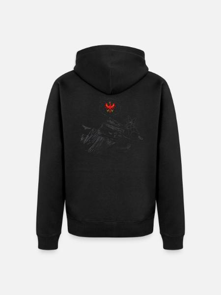 maison tyrolienne - Veste à capuche bio Premium Unisexe - noir