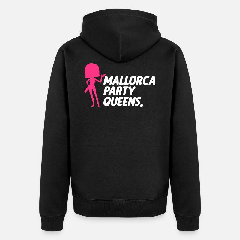 Mallorca Party Queens - Veste à capuche bio Premium Unisexe - noir
