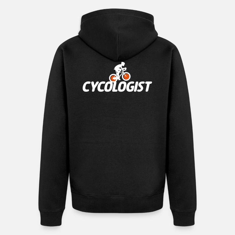 CYCOLOGIST - Vélo - Veste à capuche bio Premium Unisexe - noir