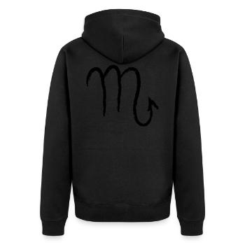 Scorpion du zodiaque - Scorpion - Veste à capuche bio Premium Unisexe - noir - Dos - Nico (187cm)
