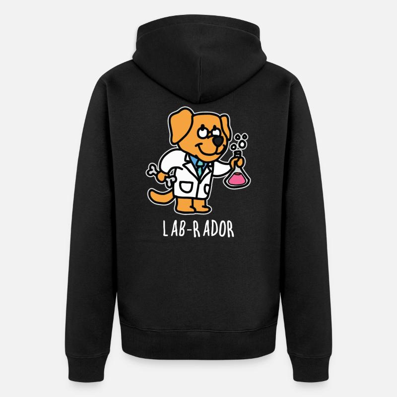 Lab Rador - Veste à capuche bio Premium Unisexe - noir