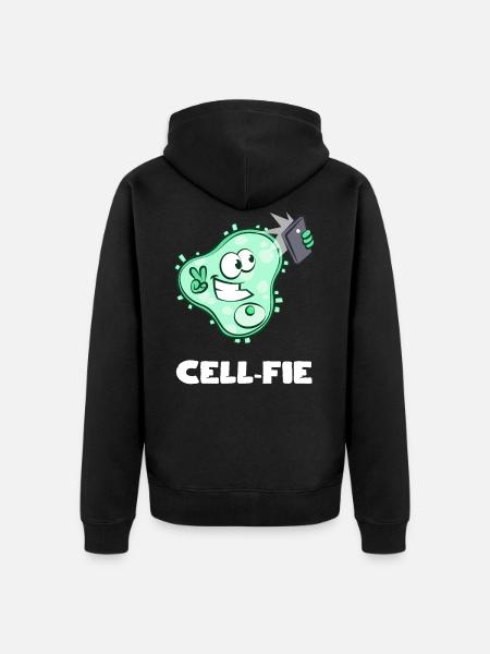 Cellfie - Veste à capuche bio Premium Unisexe - noir