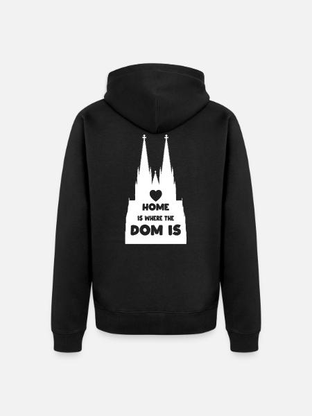 Cologne Cathedral - Unisex Premium Organic Zip Hoodie - black